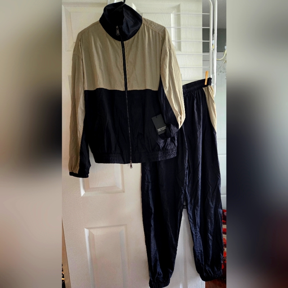 The 'Serena' full zip track jacket by Brunette the Label